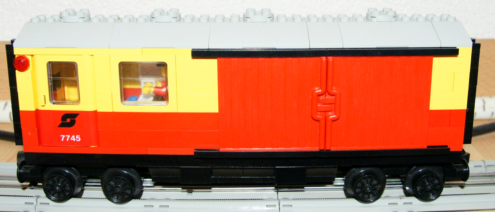 Postal Container Wagon Covered