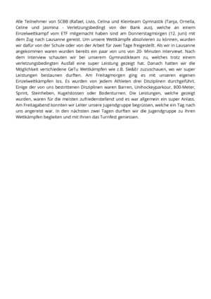 Bericht
